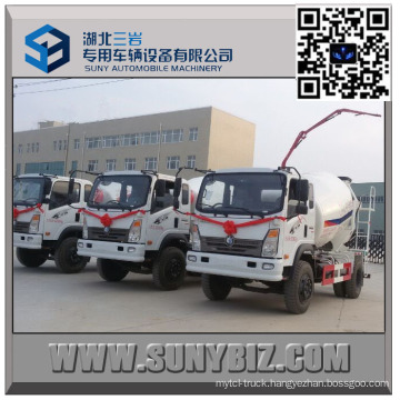 Sinotruk King 3 M3 Mini Concrete Mixer Truck